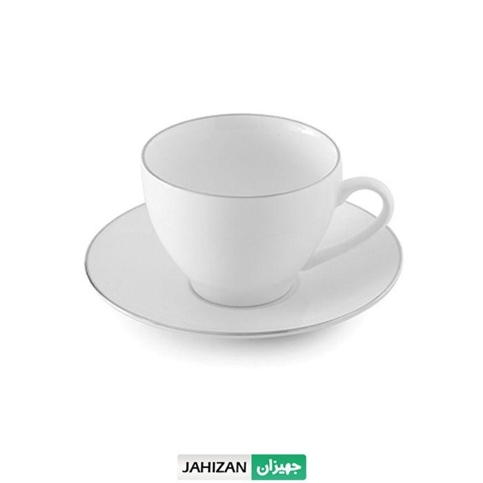 سرویس چای خوری زرین 12پارچه سمن مدل سوئدی